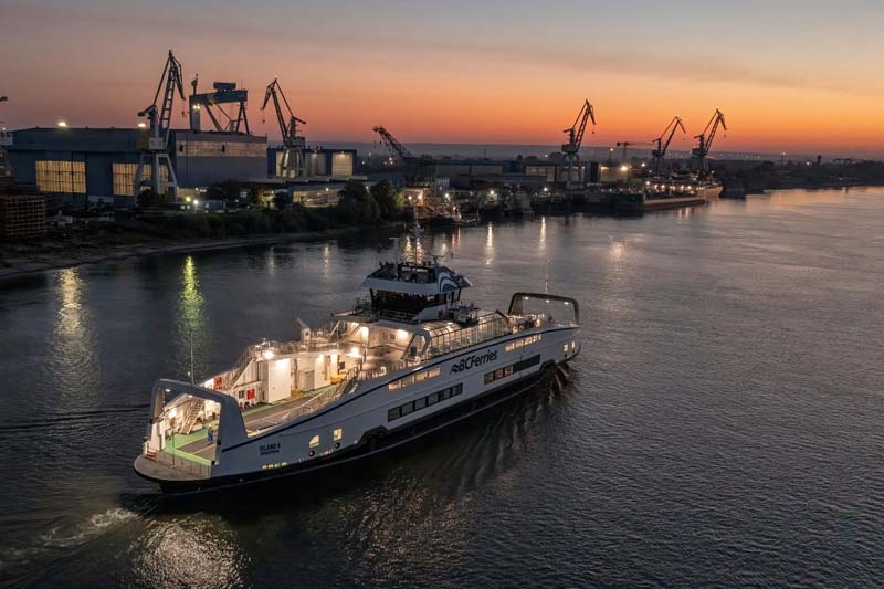 BC Ferries’ sixth Island Class ferry arrives in Victoria