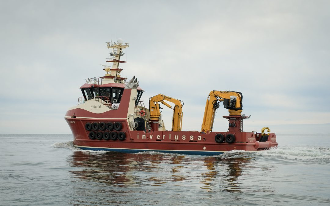 Aquaculture Service Vessel ‘Naomi Jennifer’ Arrives at Inverlussa Marine Services